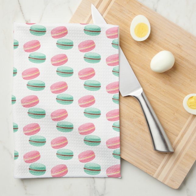 Kitchen Towel-Macrons Towel (Quarter Fold)