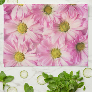 Kitchen Towel - Pink Gerbera Daisies