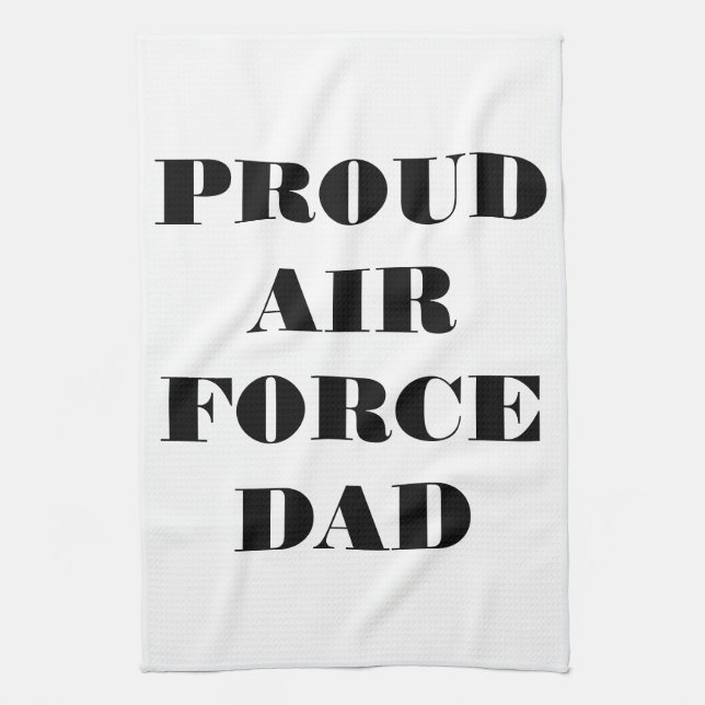 Kitchen Towel Proud Air Force Dad (Vertical)