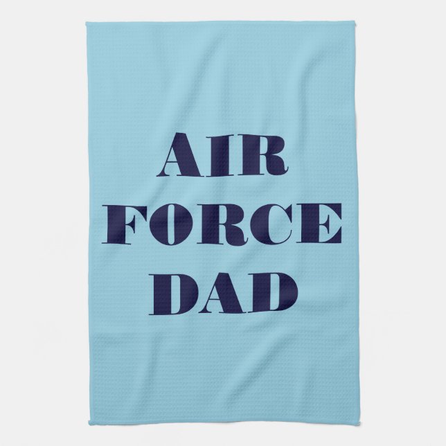 Kitchen Towel Proud Air Force Dad (Vertical)
