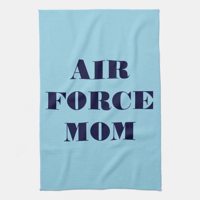 Kitchen Towel Proud Air Force Mom (Vertical)