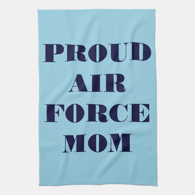 Kitchen Towel Proud Air Force Mom (Vertical)