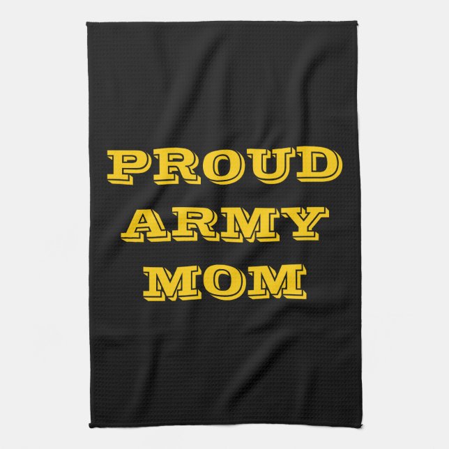 Kitchen Towel Proud Army Mom (Vertical)