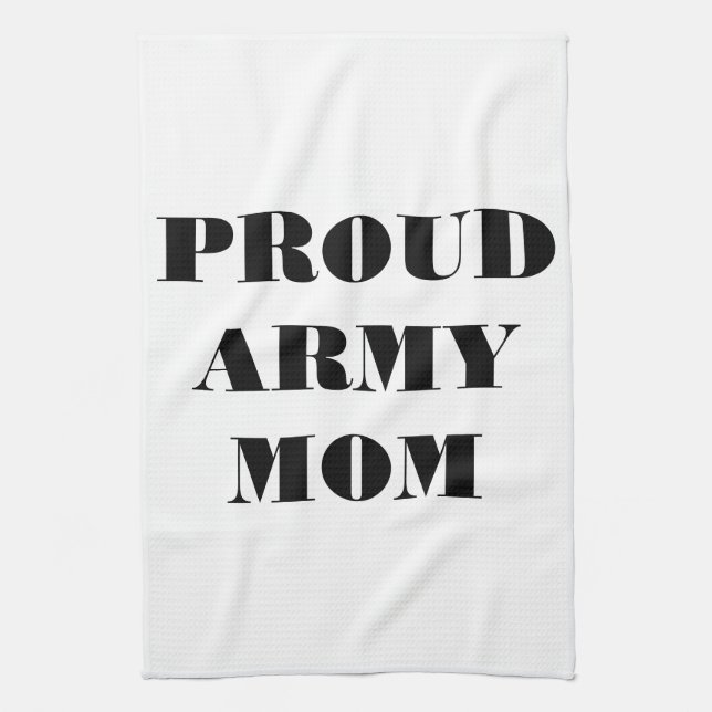 Kitchen Towel Proud Army Mom (Vertical)