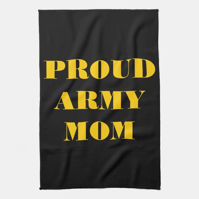 Kitchen Towel Proud Army Mom (Vertical)