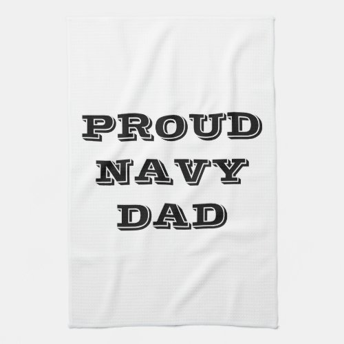 Kitchen Towel Proud Navy Dad