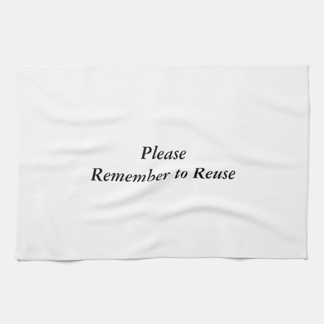 Kitchen Towel Reuse Alternative to Paper Towel (Horizontal)