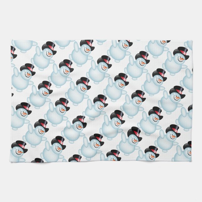 Kitchen Towel/Snowman Kitchen Towel (Horizontal)
