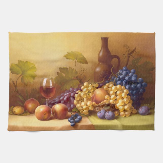 Kitchen Towel/Still Life Fruit Towel (Horizontal)