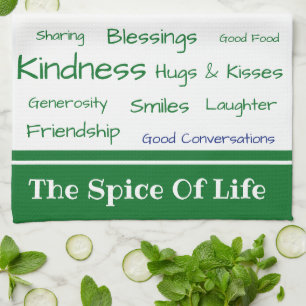Kitchen Towel-The Spice of Life Towel