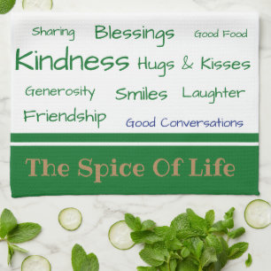 Kitchen Towel-The Spice of Life Towel