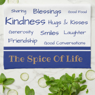 Kitchen Towel-The Spice of Life Towel