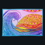 KITCHEN TOWEL "TROPICAL SUNSET"<br><div class="desc">Tired of mundane and boring dish towels that make your kitchen chores feel like a chore? Say goodbye to dull and hello to delightful with our fun and uplifting Kitchen Towels! Brighten up your kitchen with our colorful dish towels, designed to add both style and functionality to your culinary space....</div>