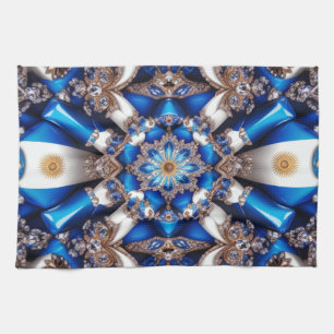 Kitchen towel with Argentinian Colors Design