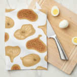 Kitchen towel with bright fruit print.