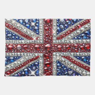 Kitchen towel with British Colors Design