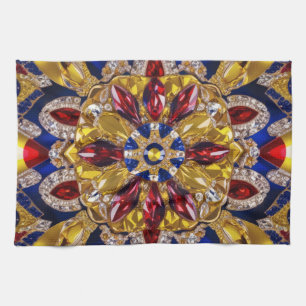 Kitchen towel with Colombia Colors Design