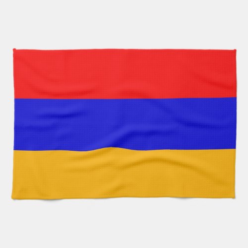 Kitchen towel with Flag of Armenia