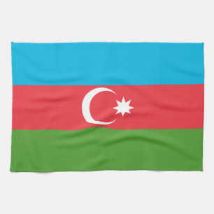Kitchen towel with Flag of Azerbaijan