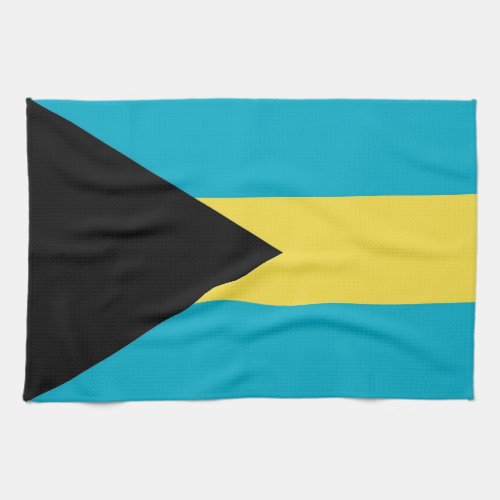 Kitchen towel with Flag of Bahamas