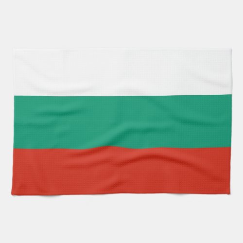 Kitchen towel with Flag of Bulgaria