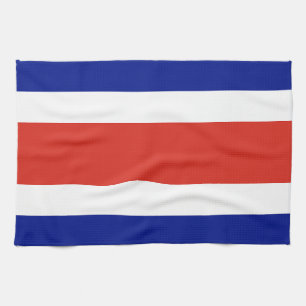 Kitchen towel with Flag of Costa Rica