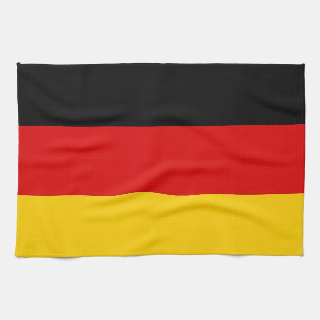 Kitchen towel with Flag of Germany (Horizontal)