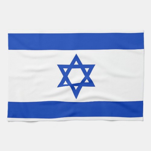 Kitchen towel with Flag of Israel