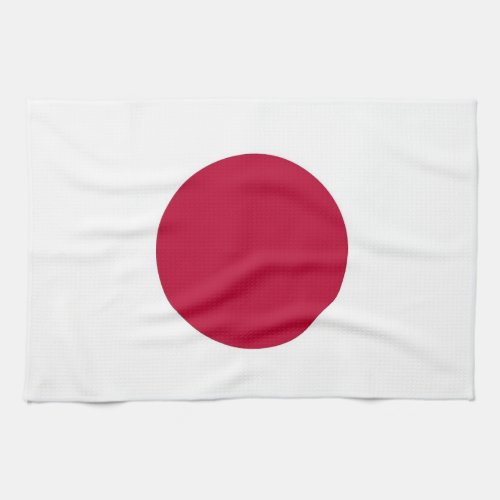 Kitchen towel with Flag of Japan
