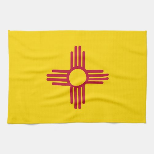 Kitchen towel with Flag of New Mexico USA