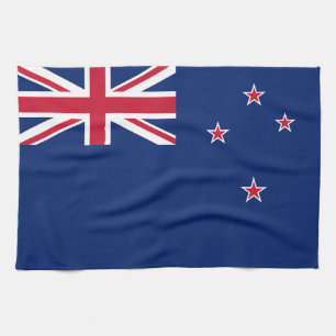 Kitchen towel with Flag of New Zealand