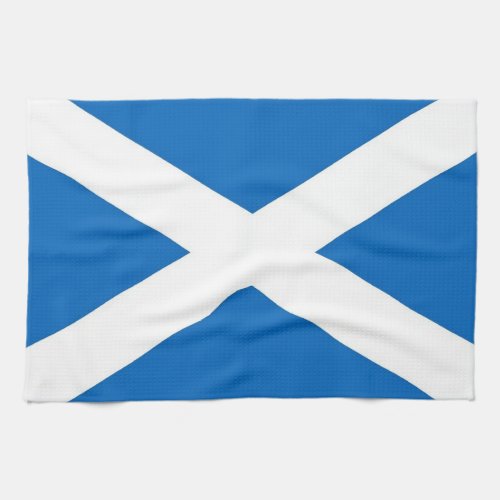Kitchen towel with Flag of Scotland