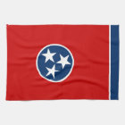 Kitchen towel with Flag of Tennessee, U.S.A.