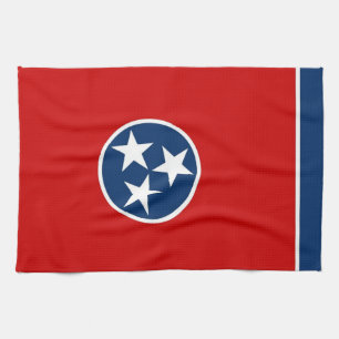 Kitchen towel with Flag of Tennessee, U.S.A.