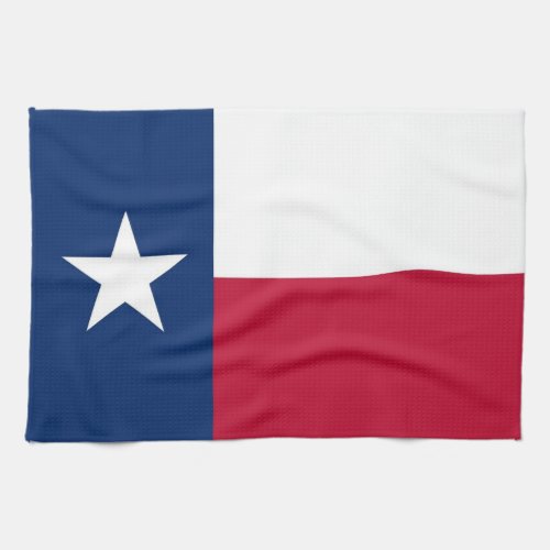 Kitchen towel with Flag of Texas USA