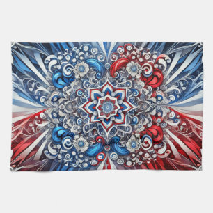 Kitchen towel with French Colors Design