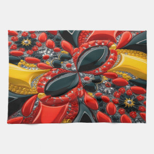 Kitchen towel with Germany Colors Design