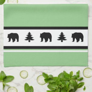 apple green kitchen towels