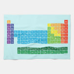 periodic  table  of  elements  Kitchen Towels