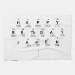Happy
 Birthday
 Jaden
   Kitchen Towels
