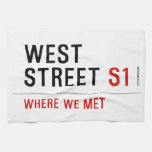 west  street  Kitchen Towels