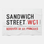 Sandwich Street  Kitchen Towels