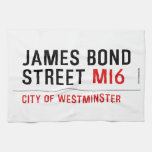JAMES BOND STREET  Kitchen Towels