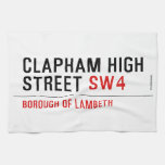 CLAPHAM HIGH STREET  Kitchen Towels