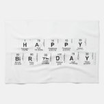 happy
 birthday  Kitchen Towels