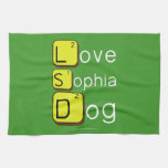 Love
 Sophia
 Dog
   Kitchen Towels