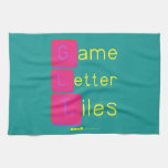 Game
 Letter
 Tiles  Kitchen Towels