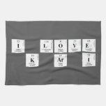 I Love
 K Ar I  Kitchen Towels