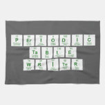 Periodic
 Table
 Writer  Kitchen Towels