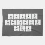 Happy
 Birthday
 Wei  Kitchen Towels